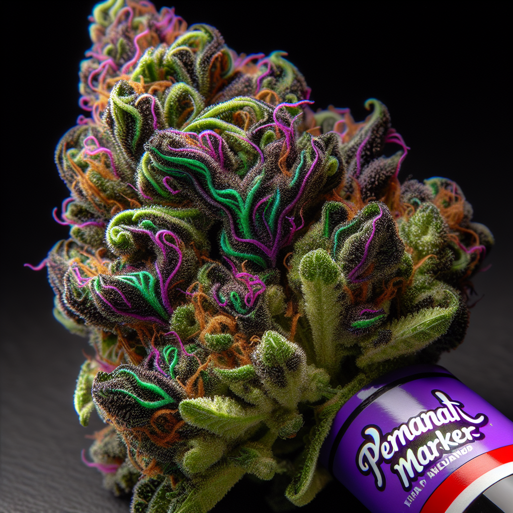 Permanent Marker cannabis strain buds close-up